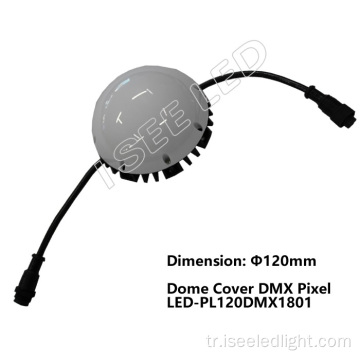 Yuvarlak Dome LED Piksel Nokta Işık DMX Kontrolü